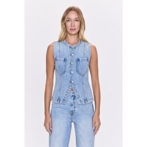 Pistola Light Blue Denim Vest